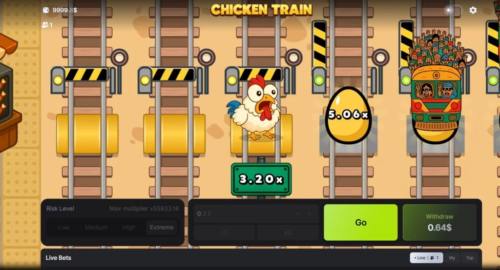 chicken train