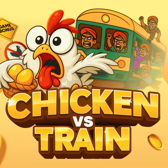 Chicken Train – RTP 97%, Max Win x55,833 & Train-Dodging Crash Game