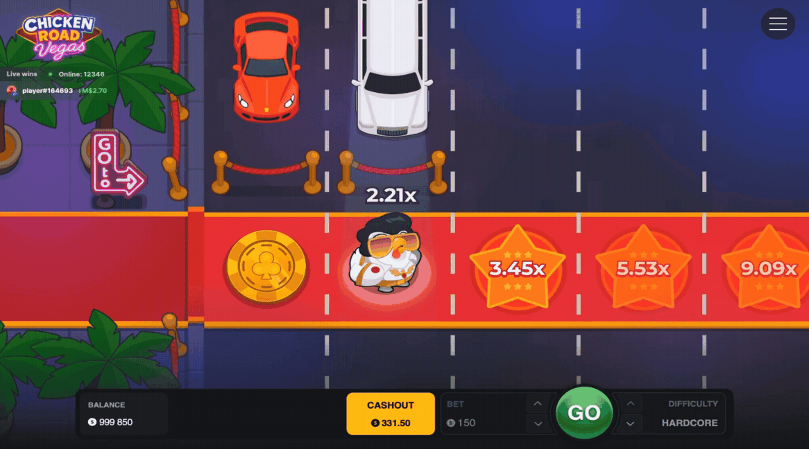 Chicken Road Vegas GIF